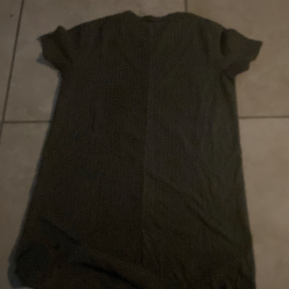 Zara green suede dress in small